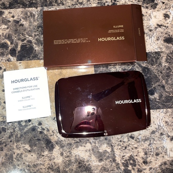 Hourglass Makeup Illume Sheer Color Trio w/ Cream Bronzer, Blush & Highlighter - Picture 7 of 9